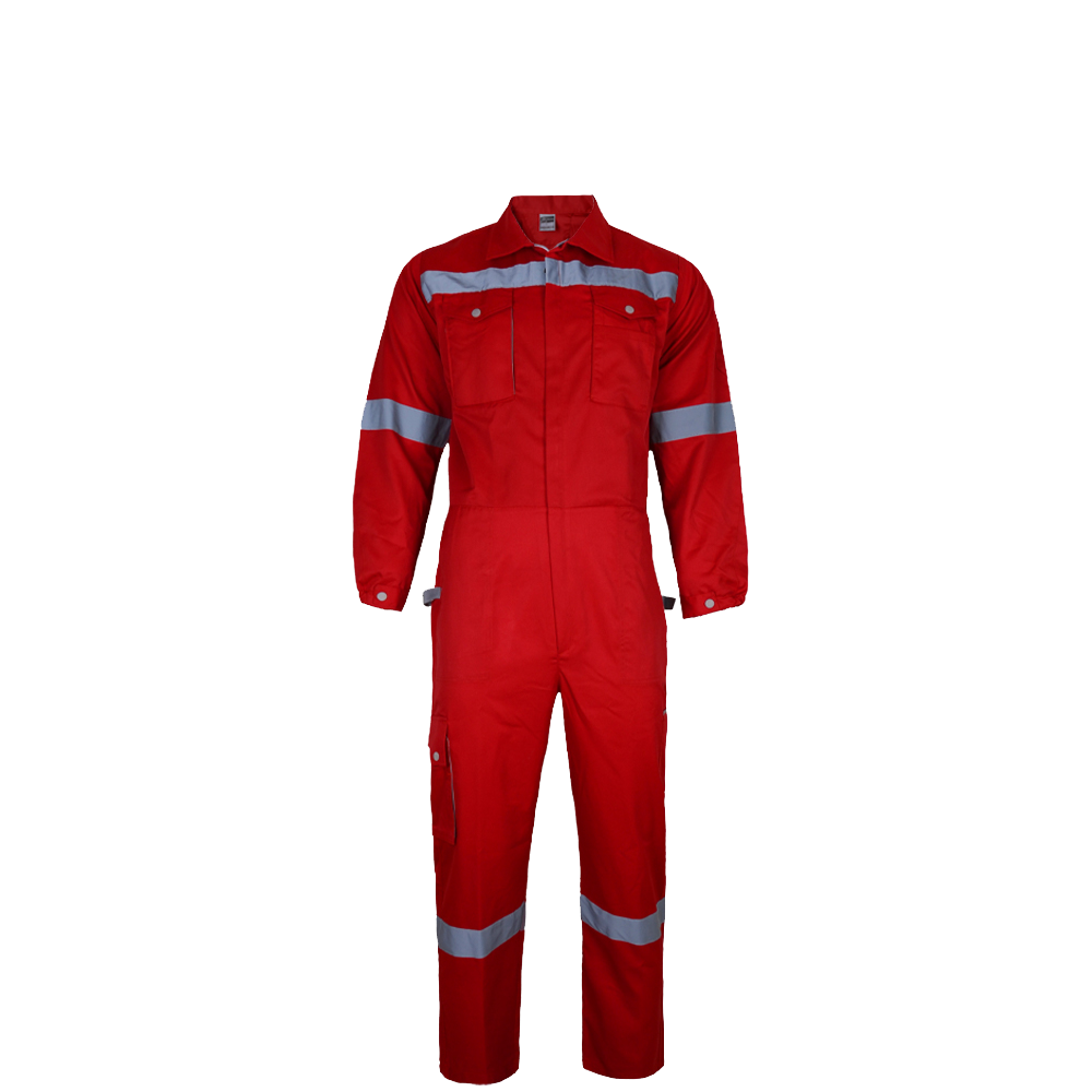 لباس کار یکسره ( بیلرسوت) رایکا تمام قرمز برند مکسون_MAXON